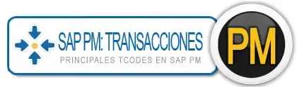 SAP PM:Códigos de Transacciones principales