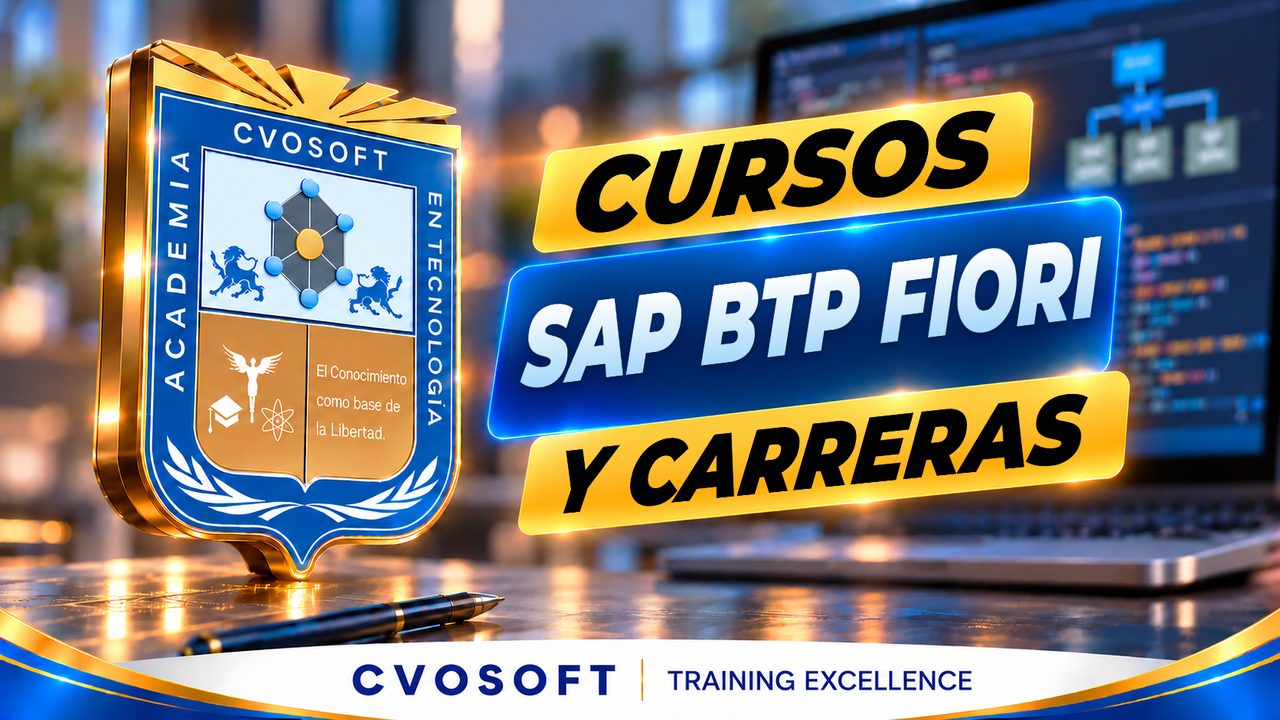 Curso SAP BTP Fiori y Carreras SAP BTP Fiori