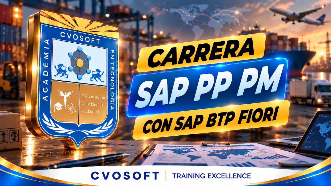 Carrera SAP PP PM con SAP BTP Fiori