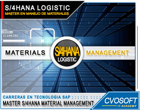 Conozca nuestro Máster en SAP S/4HANA LOGISTIC en Material Management