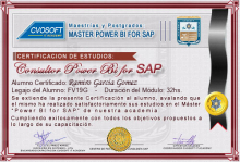 Certificación en Master Power BI for SAP