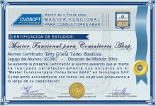 Certificación en Master Funcional ABAP