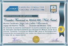 Certificación en Carrera Consultor SAP MM Nivel Inicial