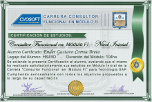 Certificación en Carrera Consultor SAP FI Nivel Inicial