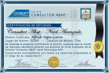 Certificación en Carrera Consultor ABAP Nivel Avanzado