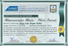 Certificación en Carrera Consultor SAP BASIS NetWeaver Nivel Inicial
