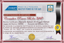 Certificación en Master Power BI for SAP