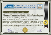 Certificación en Carrera Consultor SAP HCM Nivel Avanzado