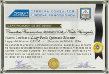 Certificación en Carrera Consultor SAP HCM Nivel Avanzado