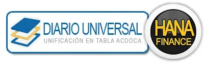 Diario Universal en SAP S/4HANA FINANCE
