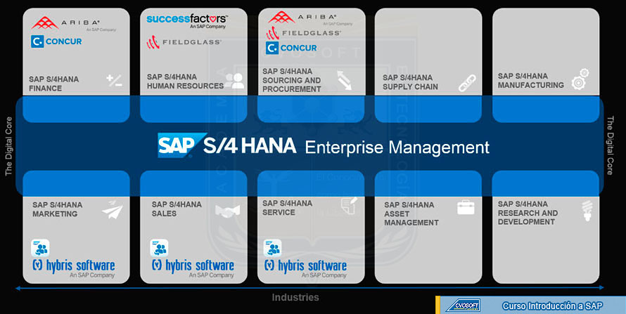 SAP S/4HANA LOBS - Presentes en S/4HANA Enterprise Management