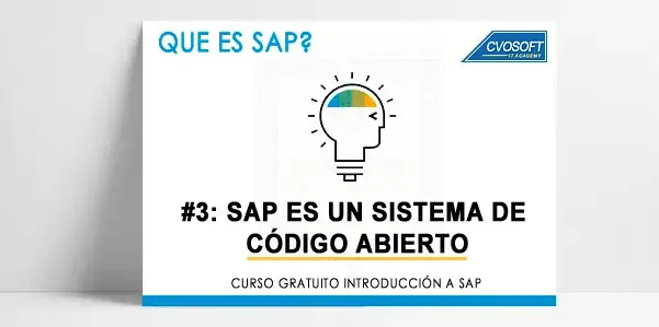 SAP es un sistema un sistema de Código Abierto