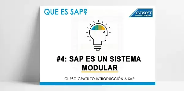 SAP es un sistema un sistema MODULAR